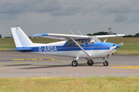G-AROA @ EGSH - Departing from Norwich. - by Graham Reeve