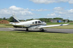 G-BRBA @ EGBR - Piper PA-28-161 at The Real Aeroplane Club's Radial Engine Aircraft Fly-In, Breighton Airfield, June 7th 2015. - by Malcolm Clarke