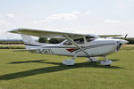 G-SKYL @ X5FB - Cessna 182S Skylane at Fishburn Airfield, July 11th 2015. - by Malcolm Clarke