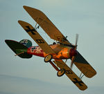 ZK-TGY @ EGTH - 44. ZK-TGY caught in the sunset light at Shuttleworth Best of British Airshow, July 2015.