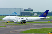TC-ACF @ EHAM - Boeing 747-481 [25645] (ACT Airlines/Saudia Cargo) Amsterdam-Schiphol~PH 06/08/2014 - by Ray Barber