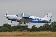 G-MFLA @ EGSV - Departing from Old Buckenham. - by Graham Reeve