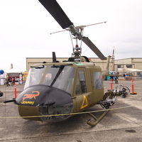 N567SJ @ PAE - 1963 Bell UH-1B 63-8541 now owned by the Flying Heritage Collection. - by Eric Olsen