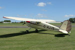 G-AJJS @ EGBR - Cessna 120 at The Real Aeroplane Club's Radial Engine Aircraft Fly-In, Breighton Airfield, June 7th 2015. - by Malcolm Clarke