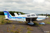 G-AYAW @ X5ES - This ex College of Air Training, Hamble aircraft, with its non-standard additional roof glazing, parked up at Eshott - by Clive Pattle