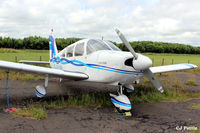 G-AYAW @ X5ES - This ex College of Air Training, Hamble aircraft, with its non-standard additional roof glazing, parked up at Eshott - by Clive Pattle