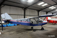 G-MYDK @ X5ES - Hangared at Eshott Airfield, Northumberland, UK. - by Clive Pattle