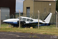 G-BAUJ @ EGTC - Dumped at Cranfield, EGTC, Bedfordshire. UK. - by Clive Pattle