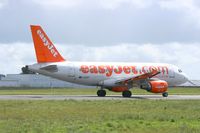 G-EZET @ LFRB - Airbus A319-111, Take off rwy 25L, Brest-Bretagne airport (LFRB-BES) - by Yves-Q