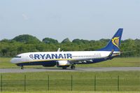 EI-ENM @ LFRB - Boeing 737-8AS, Taxiing to holding point rwy 07R, Brest-Bretagne airport (LFRB-BES) - by Yves-Q