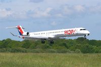 F-HMLA @ LFRB - Canadair Regional Jet CRJ-1000, On final rwy 07R, Brest-Bretagne Airport (LFRB-BES) - by Yves-Q