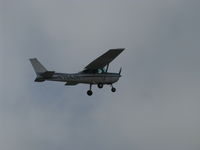N704UT @ SZP - 1976 Cessna 150M, Continental O-200 100 Hp, takeoff climb Rwy 22 - by Doug Robertson