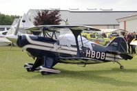 F-HBOB @ LFFQ - Aviat Pitts S-2B, Static display, La Ferté-Alais Airfield (LFFQ) Air Show 2015 - by Yves-Q
