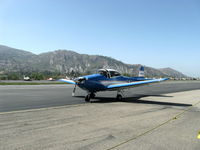 N8667H @ SZP - 1947 North American NAVION, Continental IO-520 285 Hp upgrade, taxi back, Young Eagles flight - by Doug Robertson