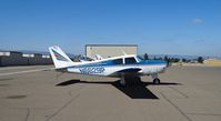 N6629P @ KRHV - A locally based Piper Cherokee sitting in the hot sunshine at Reid Hillview Airport, CA. - by Chris Leipelt