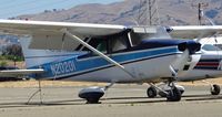 N20201 @ KRHV - A locally based 1972 Cessna 172M starting up with high RPM and half throttle to brake down the carbon build up in the new engine at Reid Hillview Airport, CA. - by Chris Leipelt