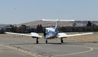 N25B @ KRHV - KC AVIATION LLC 1978 Beechcraft Duchess taxing out for departure at Reid Hillview Airport, CA. - by Chris Leipelt