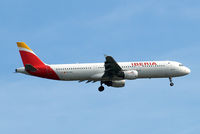 EC-JEJ @ EGLL - Airbus A321-211 [2381] (Iberia) Home~G 04/07/2015. On approach 27L.