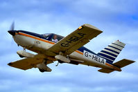 G-HELA @ EGBR - Off into the gloom!