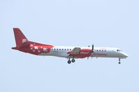 D-AOLB @ LFBO - Saab 2000, Short approach Rwy 14L, Toulouse Blagnac Airport (LFBO-TLS) - by Yves-Q