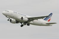 F-GRHV @ LFBO - Airbus A319-111, Take off rwy 32R, Toulouse-Blagnac Airport (LFBO-TLS) - by Yves-Q