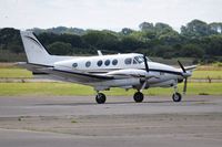 N200RE @ EGFH - Visiting Beech King Air. - by Roger Winser