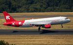 D-ABDB @ EDDR - moments prior touchdown - by Friedrich Becker