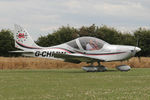 G-CHMW @ X5FB - Aerotechnik EV-97 Eurostar SL at Fishburn Airfield, July 25th 2015. - by Malcolm Clarke