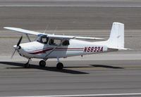 N6833A @ KVGT - Chapter 163 Flying Club 1956 straight-tail Cessna 172 @ North Las Vegas Airport, NV home base - by Steve Nation