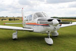 G-BNOP @ X5FB - Piper PA-28-161 Warrior ll at Fishburn Airfield, August 1st 2013. - by Malcolm Clarke