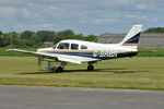 G-BRBA @ EGBR - Piper PA-28-161 Cherokee Warrior II at The Real Aeroplane Club's Radial Engine Aircraft Fly-In, Breighton Airfield, June 7th 2015. - by Malcolm Clarke