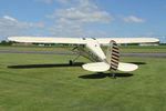 G-AJJS @ EGBR - Cessna 120 at The Real Aeroplane Club's Radial Engine Aircraft Fly-In, Breighton Airfield, June 7th 2015. - by Malcolm Clarke