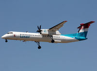 LX-LGG @ LEBL - Landing rwy 25R - by Shunn311