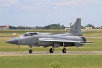 13-143 @ LFPB - Pakistan Air Force JF-17 Thunder, Taxiing after landing rwy 03, Paris-Le Bourget (LFPB-LBG) Air show 2015 - by Yves-Q