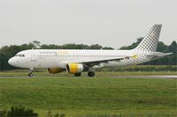 EC-ICR @ LFRB - Airbus A320-211, Take off rwy 25L, Brest-Bretagne airport (LFRB-BES) - by Yves-Q