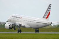 F-GRHV @ LFRB - Airbus A319-111, Take off rwy 25L, Brest-Bretagne airport (LFRB-BES) - by Yves-Q