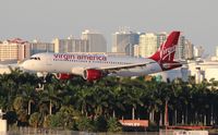 N847VA @ FLL - Virgin America