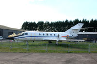 483 @ LFSX - Dassault Falcon 20SNA shown at Luxeuil Air Base, France, where it is stored. SNA = Systeme de Navigation et d'Attaque Mirage 2000N - by Van Propeller