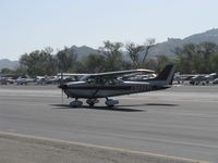 N733XZ @ SZP - 1977 Cessna 172N, Lycoming O-320-H2AD 160 Hp, taxi off the active - by Doug Robertson