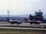 WH983 @ EGQS - Canberra E.15 of 100 Squadron based at RAF Wyton together with WJ 682 at RAF Lossiemouth in May 1983. - by Peter Nicholson