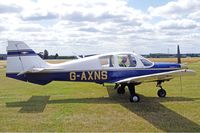 G-AXNS @ EGBP - Pup, Gamston based, previously G-25-110, seen parked up.