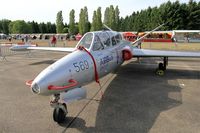 F-AZZP @ LFOT - Fouga CM-170R Magister, Static display, Tours Air Base 705 (LFOT-TUF) Air show 2015 - by Yves-Q