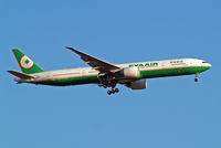 B-16717 @ EGLL - Boeing 777-35EER [32644] (EVA Airways) Home~G 28/07/2015. On approach 27L. - by Ray Barber