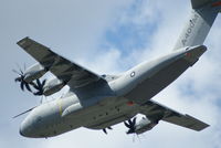 EC-402 @ EGLF - Flyby showing rear cargo door