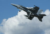 166923 @ EGLF - F18 Departing Fboro - by Jetops1