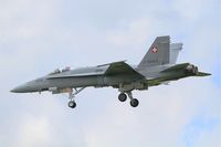 J-5020 @ LFSX - Swiss Air Force McDonnell Douglas FA-18C Hornet, Short approach rwy 29, Luxeuil-Saint Sauveur Air Base 116 (LFSX) Air show 2015 - by Yves-Q