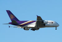 HS-TUF @ EGLL - Airbus A380-841 [131] (Thai Airways) Home~G 10/07/2015. On approach 27L. - by Ray Barber