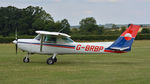 G-BRBP @ EGTH - 1. G-BRBP arriving at The Shuttleworth Collection.