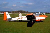 G-KDEY @ EGTN - Scheibe SF-25E Super-Falke [4325] Enstone~G 17/03/2004 - by Ray Barber