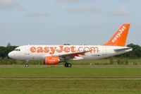 G-EZAX @ LFRB - Airbus A319-111, Take off rwy 25L, Brest-Bretagne Airport (LFRB-BES) - by Yves-Q
